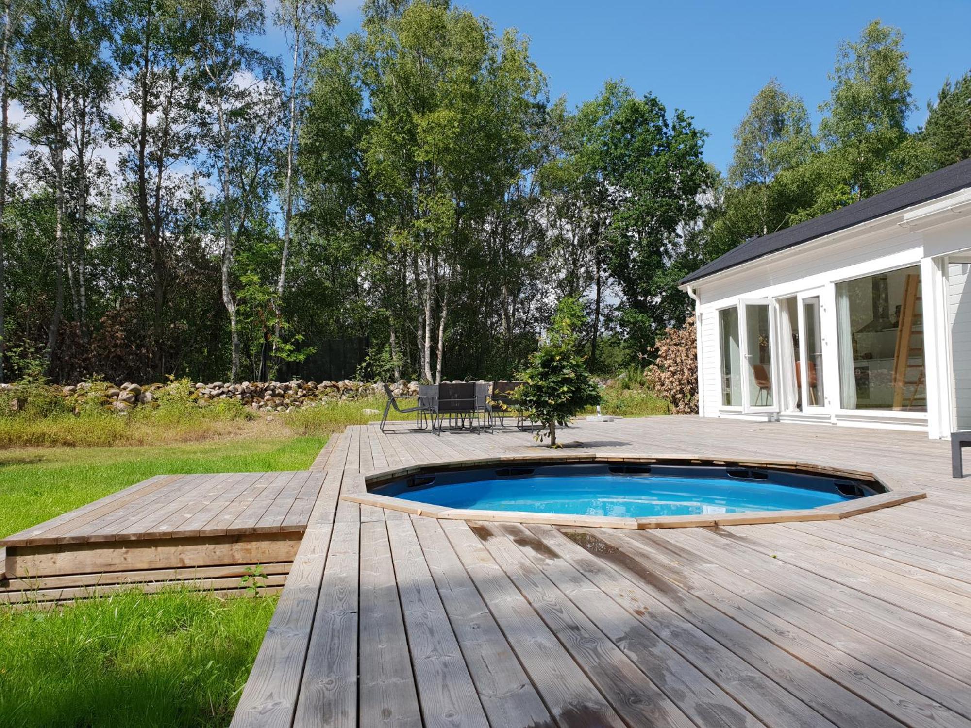 Cabin In The Forest With Spa Bath Västra Torup Dış mekan fotoğraf