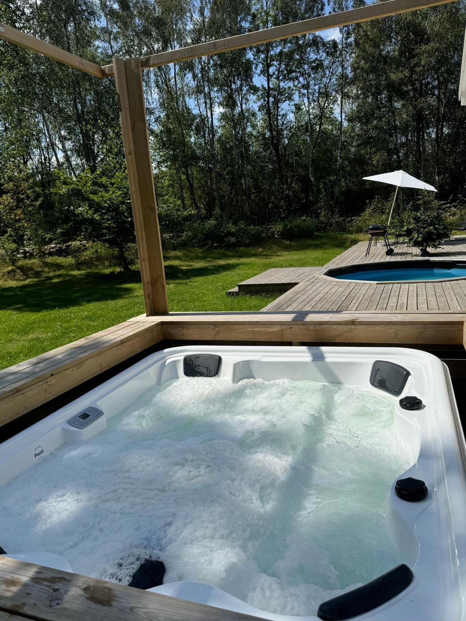 Cabin In The Forest With Spa Bath Västra Torup Dış mekan fotoğraf